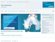 Tablet Screenshot of linde-gas.ro