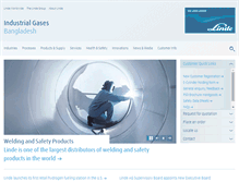Tablet Screenshot of linde-gas.com.bd