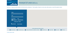 Desktop Screenshot of prodejnimista.linde-gas.cz