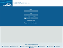 Tablet Screenshot of prodejnimista.linde-gas.cz