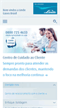 Mobile Screenshot of linde-gas.com.br